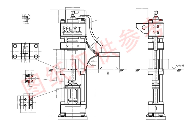 500噸匣(xiá)缽成型液壓機